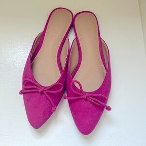 LOFT slip-on magenta flats Sz 6.5 vibrant and perfect for Fall 24!